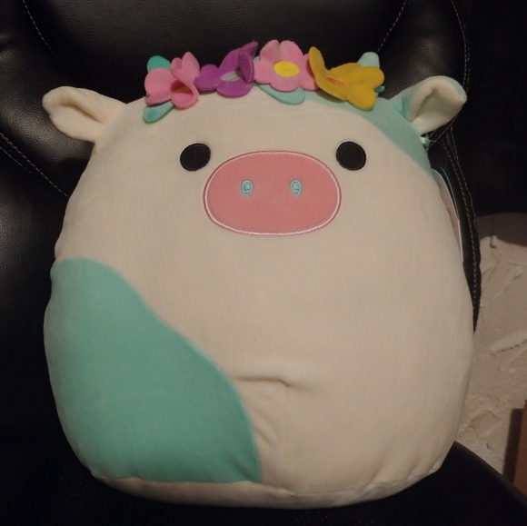 Squishmallows Accessories - Belana Cow Squishmallow 12"